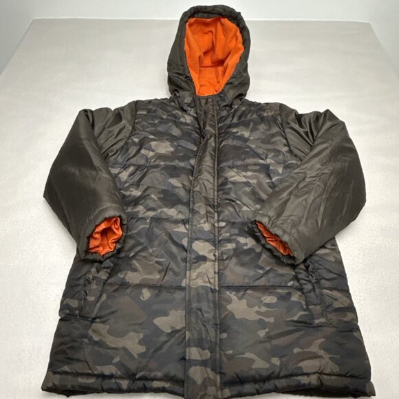 R1881 Rothschild Boys Hooded Jacket Large (14) Camo - Picture 1 of 10